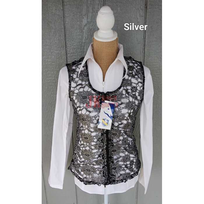 RHC Lace Ladies Western Show Vest #209970 - Image 4
