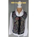 RHC Ladies Western Lace & Gold & Rhinestones Show Vest #209981