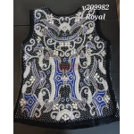 RHC Lace & Beading Ladies Western Show Vest V209982 - Image 5