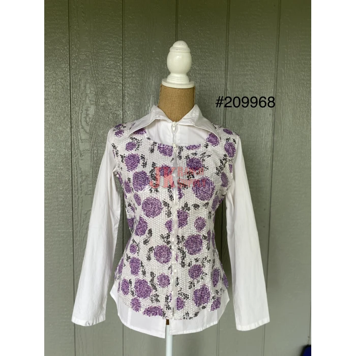 IMG-6993 RHC Ladies Purple & White Floral Show Vest #9968 - Image 1