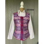 RHC Ladies Pink & Turquoise Sequin Show Vest #209966