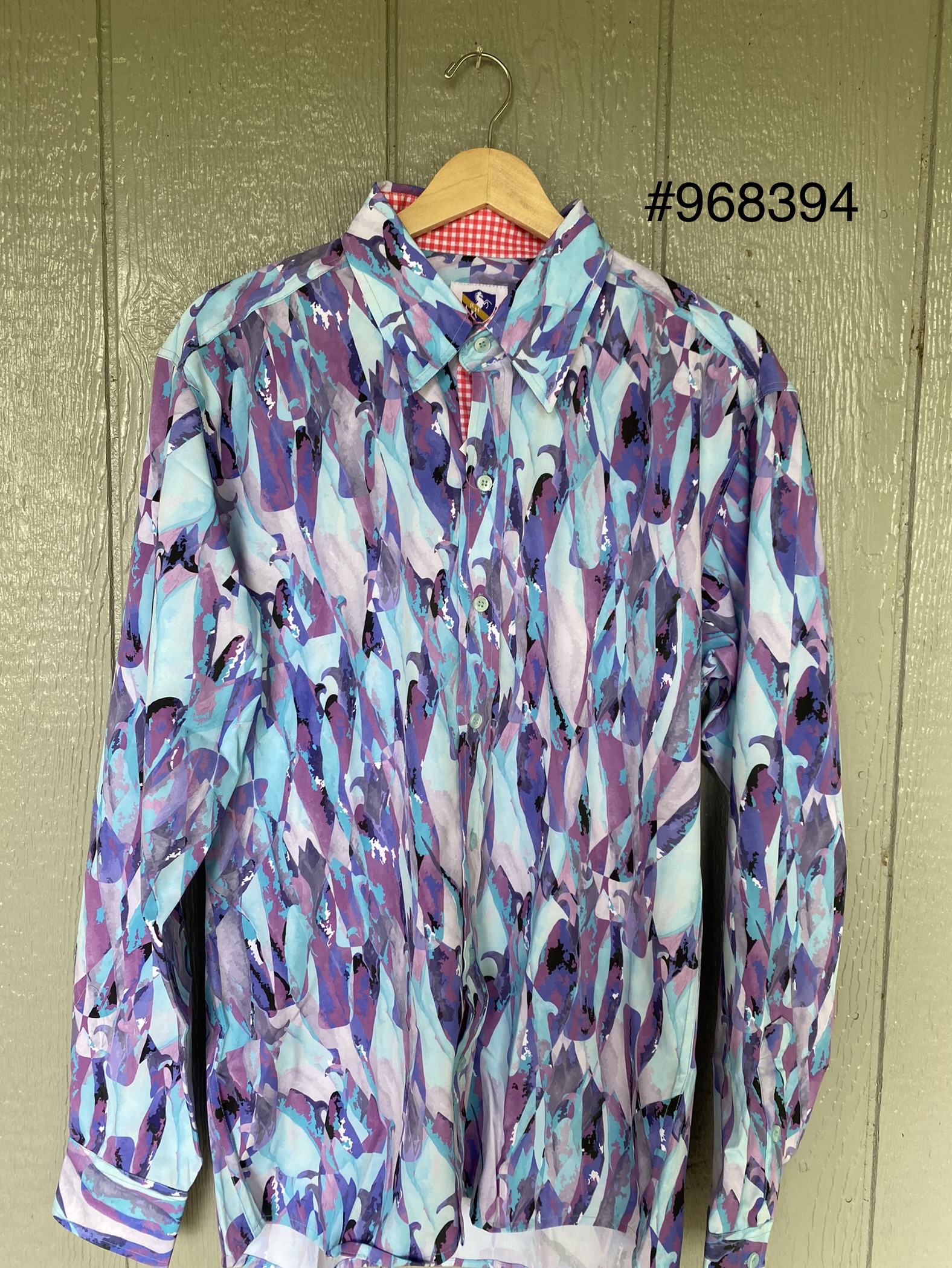 RHC Men's Abstract Floral Lightweight Western Show Shirt #968394