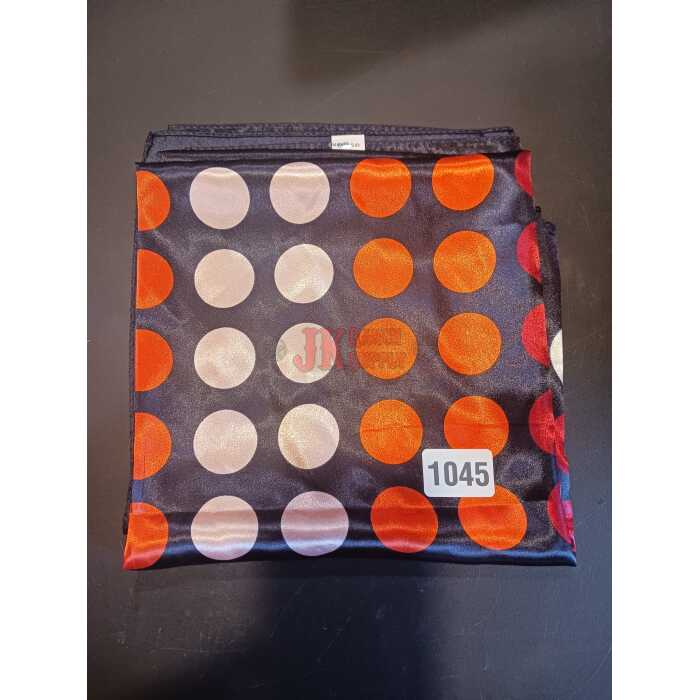 Wild Rag #1045 Black Polka Dots - Image 1