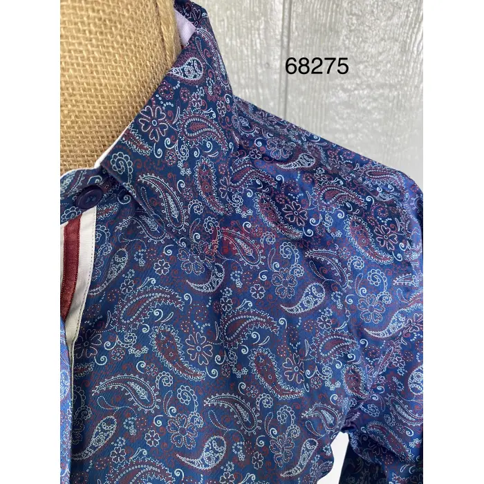 RHC Ladies Blue Paisley Show Shirt # 68275 - Image 3