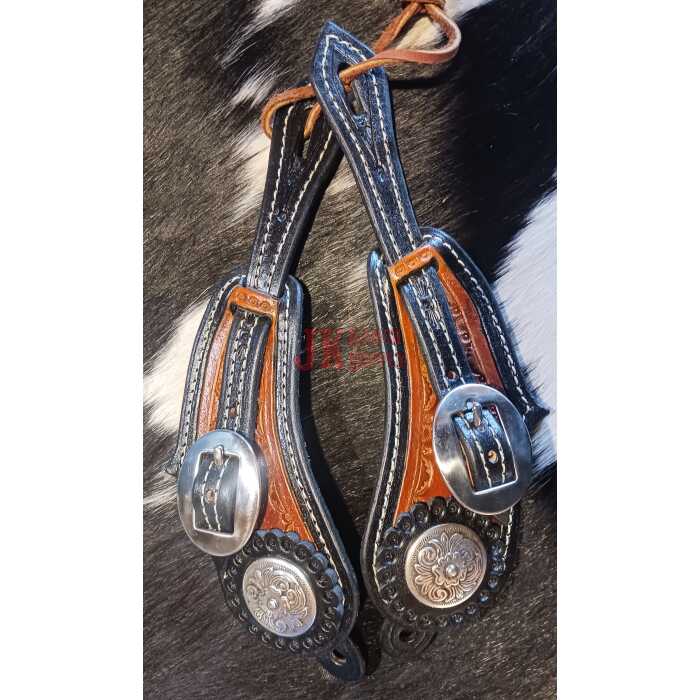Handmade Ladies Western Spur Straps #1170 - Image 1