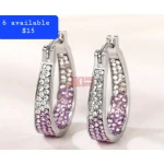 Western Stirrup Rhinestone Earrings - Image 5