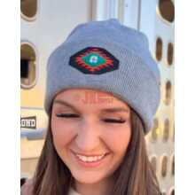 ROWDY CROWD Alvarado Grey Knit Beanie